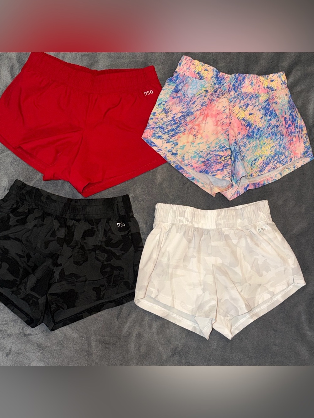 DSG Girls Bundle Elastic Waist Active Stride Shorts